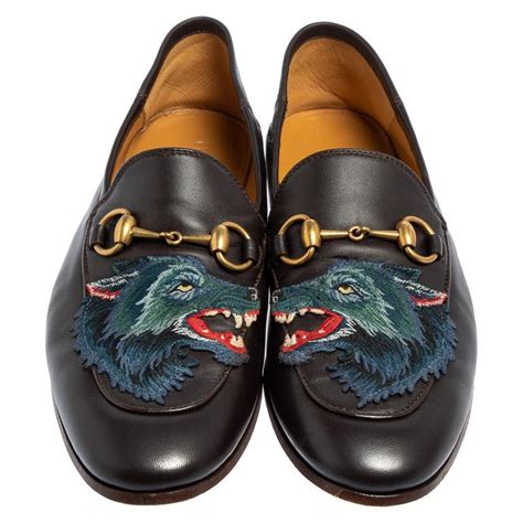 gucci wolf loafers